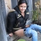 A pretty brunette girl takes a shit onto a plate in an outdoor location. She poses with her poop and dumps it. Includes a bonus fart scene. Over 10.5 minutes.
